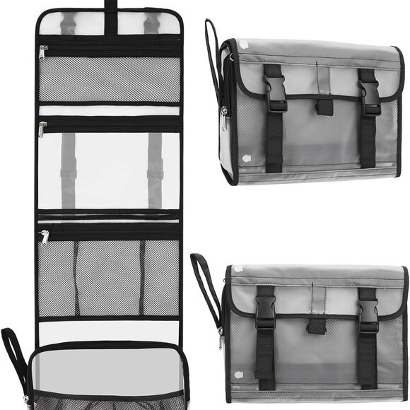 Travel Hanging Toiletry Bag for Men Women Travel Kit Shaving Bag Waterproof Larg